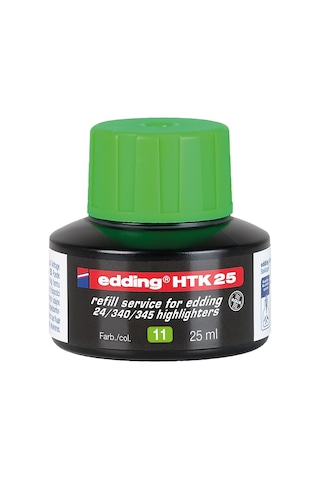 Edding Htk25 Fosforlu Kalem Yedek Mürekkep Açık Yeşil 124-Pembe