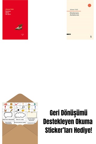 Kalbim Unut Bu Şiiri Ciltli + Dinlersen Anlatırım + Okuma Sticker'ları