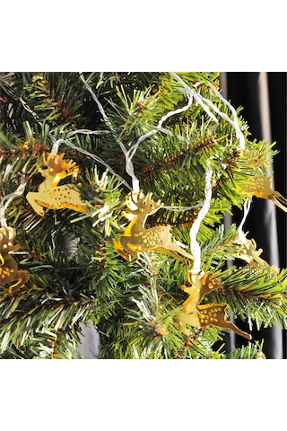 Yılbaşı Pilli Led Gün Işığı Geyik Modeli 3 Metre