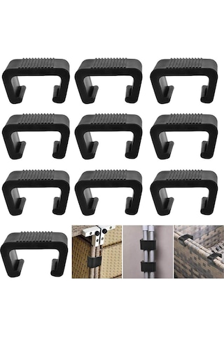 8 Adet Rattan Mobilya Kelepçesi Çok Yönlü Rattan Kanepe Bağlantısı Diğer