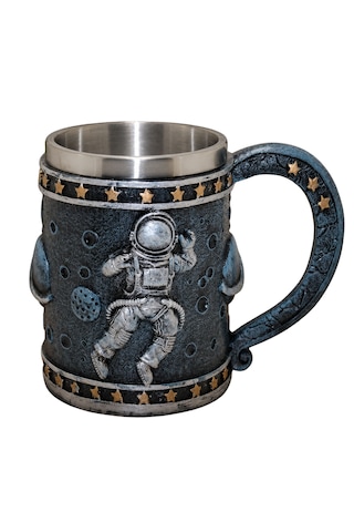 3d Astronot Kupa Bardak, Uzay Temalı Kupa, Çelik İç Hazneli Dekoratif Bardak, Astronot Figürlü Kahve Kupası, Hediyelik Kupa, İlginç Tasarım Kupa, Koleksiyonluk Bardak Lacivert