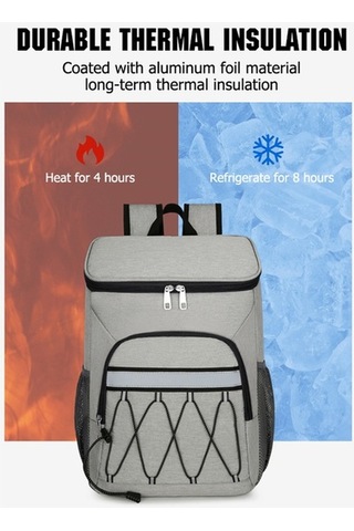 Dancemonkey Öğle Yemeği Sırt Çantası Kadınlar Erkek Siyah, Sızdırmaz Açık Çanta Soğutucu Siyah