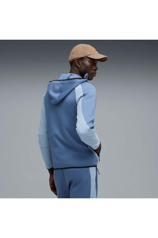 Puma Evostrıpe Erkek Kapüşonlu Sweatshırt 688231 80 Mavi