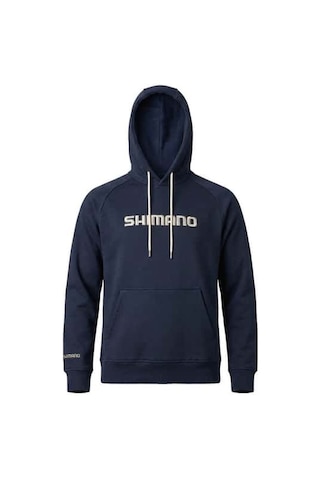 Shimano Wear Dark Blue Kapüşonlu Sweatshirt Hoodie Koyu Mavi