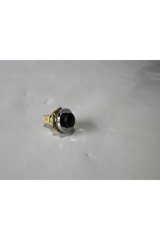 Metal Mini Küçük Siyah Buton Korna Isıtma Kızdırma Düğmesi Kaliteli Yuvarlak 1 Adet / Siyah