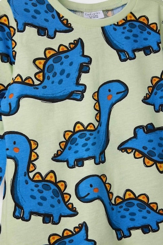 Defacto Erkek Bebek Pijama Takımı Dinozor Desenli Uzun Kollu Üst Uzun Alt G7131a526spgn158 Yeşil-gn158