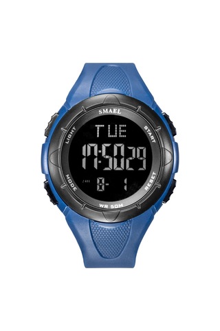 Smael 1016 Çok İşlevli Erkek Elektronik Dijital Saat 50m Su Geçirmez Şık Kronograf Kol Saati Aydınlatmalı/alarm/kronometre/hafta/tarih/saatlik Zil Koyu Yeşil Diğer