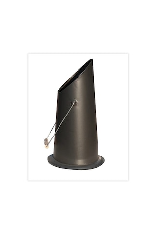 Siyah Emaye Kömürlü Soba Kömür Dökme Kovası