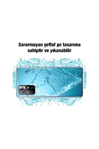 Ally Xiaomi Redmi Note 11 5g Kılıf Kamera Korumalı Ultra İnce Şeffaf Silikon Kılıf- 5775 Şeffaf 2