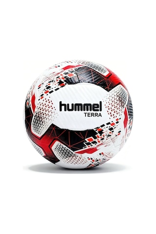 Özel Seri Hummel Terra Football Ball 4 No Kırmızı Futbol Tutkusu Antrenman Topu Top Çeşitleri