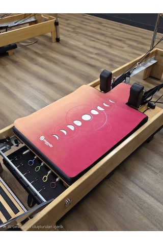 Reformer Pilates Mat ' Kaymaz' -'moon Fusıon Renkli