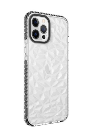 Apple Uyumlu iPhone 12 Pro Kılıf Zore Buzz Kapak Siyah