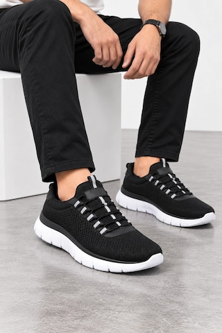 Ht Hotin Tundra Erkek Günlük Spor Sneaker Ayakkabı Siyah-beyaz SİYAH-BEYAZ