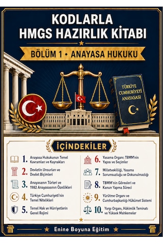 Kodlarla Hmgs Hazırlık Kitabı - Hukuk Mesleklerine Giriş Sınavı Hazırlık Kitabı