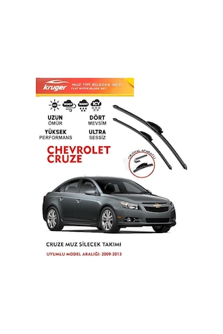 Chevrolet Cruze Cam Muz Silecek Takımı 1.6 Motor Araca Özel Aparat 2009 - 2013