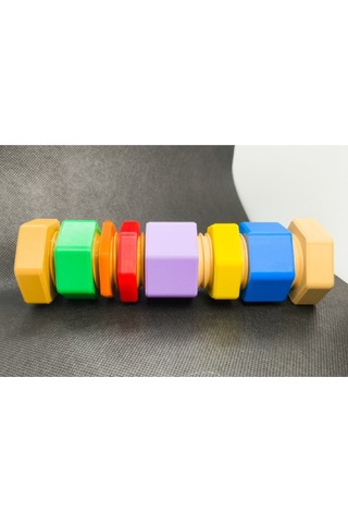 Eğitici -ince Motor Becerileri Somunlu Fidget Cıvatası M36x4