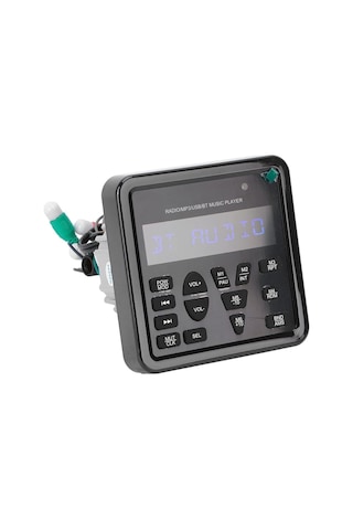 Dijital Medya Oynatıcı, Usb Bluetooth Su Geçirmez Çok Fonksiyonlu Araç Ses Alıcıları Otomobil İçin Deniz Stereo Tekne Radyo Sistemi Yat Salon Araba Atv Banyo