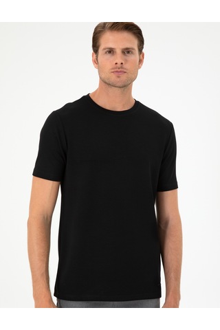 Pierre Cardin Erkek Siyah Tişört 50292343-vr046 Siyah