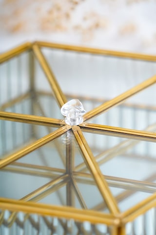 Acar Cam Şeker Kutusu Gold