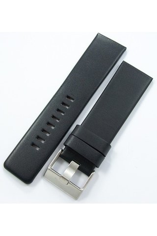 Bizon Siyah Deri Saat Kordonu 26Mm Diesel Model Spor Saat Kayışı