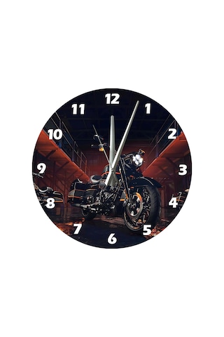 Ti-play Hızı Sevmek 30x30cm Akrilik Dekoratif Modern Duvar Saati ÇOk Renkli