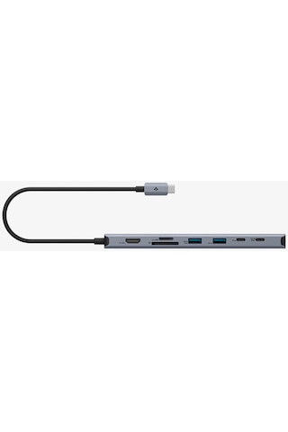 Spigen ArcDock 85W PD 3.0 9 in 1 USB-C Multi Hub Çoklayıcı Dönüştürücü Şarj Cihazı PD2306 - ACA06388