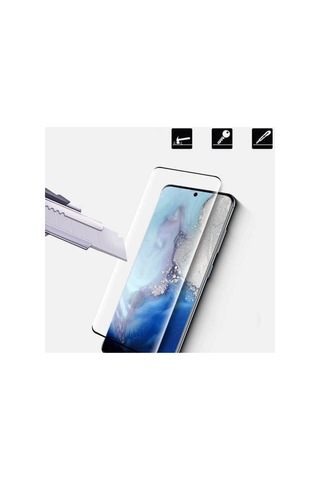 Galaxy S21 Uyumlu Süper Pet Ekran Jelatin Şeffaf