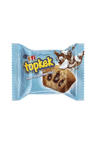 Eti Topkek Hindistan Cevizli 40g X24 Adet Yumuşak Kek 4'li Avantaj Paketi - 4 Adet Tarı