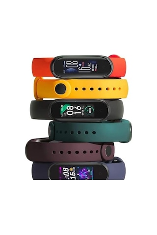 Xiaomi Mi Band 2 İle Uyumlu Saat Kayışı Ent Kaliteli Mi Band 2 İle Uyumlu Spor Saat Mi Band 2 Kayış Kontrast Renkli