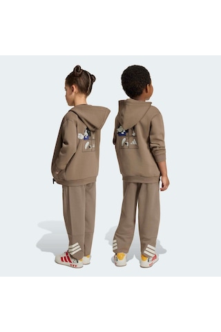 Adidas Disney Mickey Mouse Çocuk Bej Eşofman Altı Ks3955 Krem