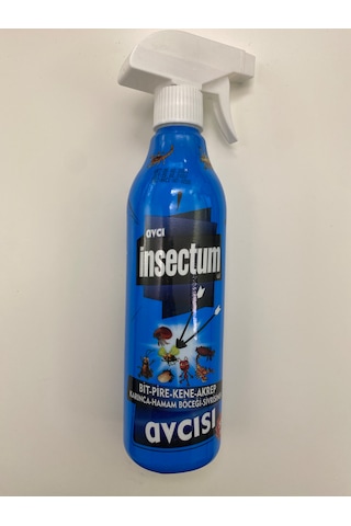 Insectum Kullanıma Hazır Haşere İlacı Sprey 500 Ml - Kene, Pire, Bit, Akrep Ve Hamam Böceği İçin Kalıcı Koruma Yeni Üretim