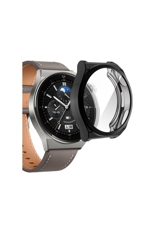 Huawei Watch Gt 3 Pro 46mm Zore Watch Gard 02 Koruyucu Silikon
