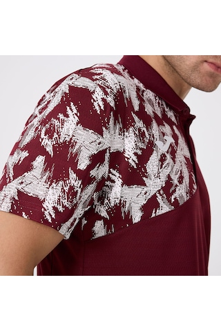 Bordo Joma Erkek Futbol Polo T-shirt Premium 9212326 Bordo