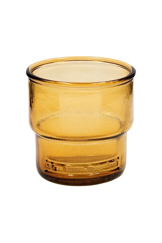 San Miguel Ribbed Su Bardağı Turuncu 300 Cc Çok Renkli