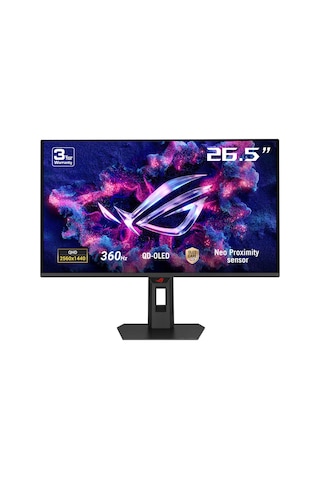 Rog Strix Oled Xg27aqdng 26.5 İnç 360hz 0.03ms 2k Qhd Adaptive Sync Qd-oled Pivot Gaming Monitör