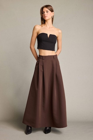 Defacto Pileli Maxi Etek G4718ax25wnbn214 Kahve