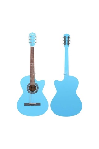Midex Xc-120ltb Kaliteli Akustik Gitar Gül Klavye Sap Ayarlı 4/4 Full Set