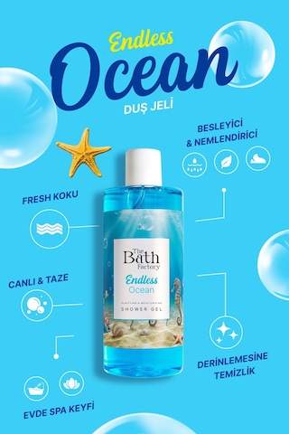 The Bath Factory Okyanus Duş Jeli 400 ML