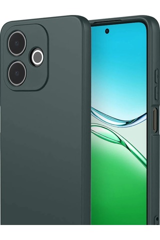 Oppo A5 Pro 4g First Silikon - Koyu Yeşil