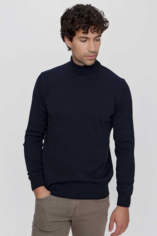 Morven Basic Dinamik Fit Rahat Kesim Balıkçı Yaka Triko Kazak 99kc017003200 Lacivert