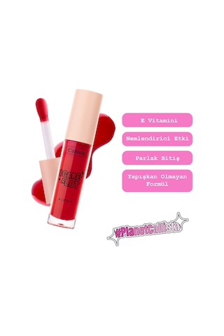 Callista I Care A Lot Lip Oil 40 Red Vibes Nemlendirici Ve Parlatıcı Dudak Bakım Yağı - Kırmızı