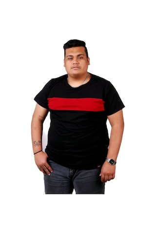 Adidas Ekis Büyük Beden Erkek Siyah,Gri, Lacivert Bisiklet Yaka T-Shirt