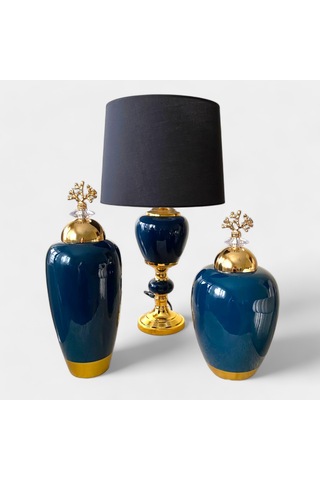 Prima Küp Abajur Set Mavi 180 122 Diğer