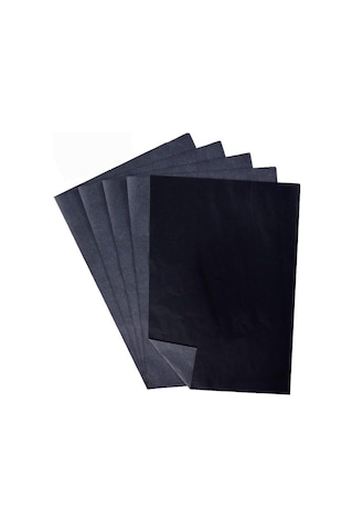 Artlantis Siyah Karbon Kağıdı A4 5 Adet 21x29,7 Cm Kopya Kağıdı Transfer Kağıdı Renkli Karbon Kağıdı