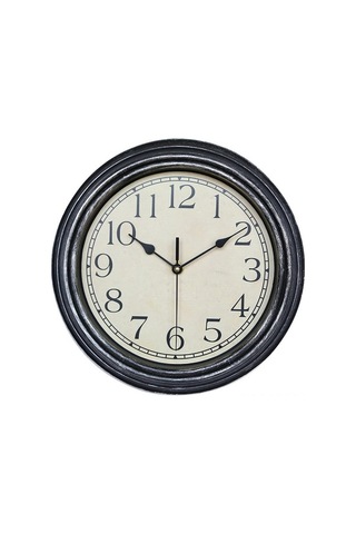 Novahub Lüks Retro Ahşap Saat - 30x30cm, Kahve Altın Renk, Ev Dekorasyonu Kahverengi Desenli Çok Renki