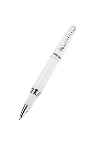 Montegrappa Elmo 01 The Peoples Beyaz Roller Kalem Iseorraw Beyaz