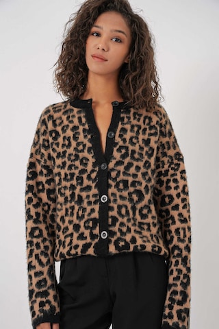 Gabria Leopar Desen Hırka Leopar