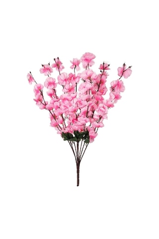 Yapay Çiçek Bahardalı Japon Kiraz Çiçeği 9 Dallı 57Cm Pembe