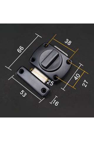 Homyl Ev Otel Boyutu Için Paslanmaz Çelik Kapı Beden-l- Siyah