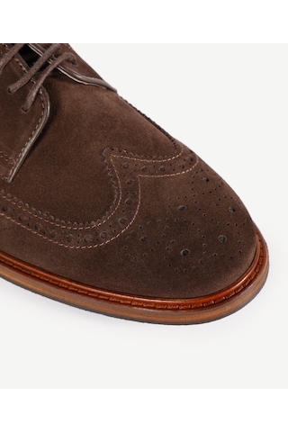 Yargıcı Oxford Bağlı Ayakkabı Kahverengi